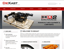 Tablet Screenshot of diekast.com